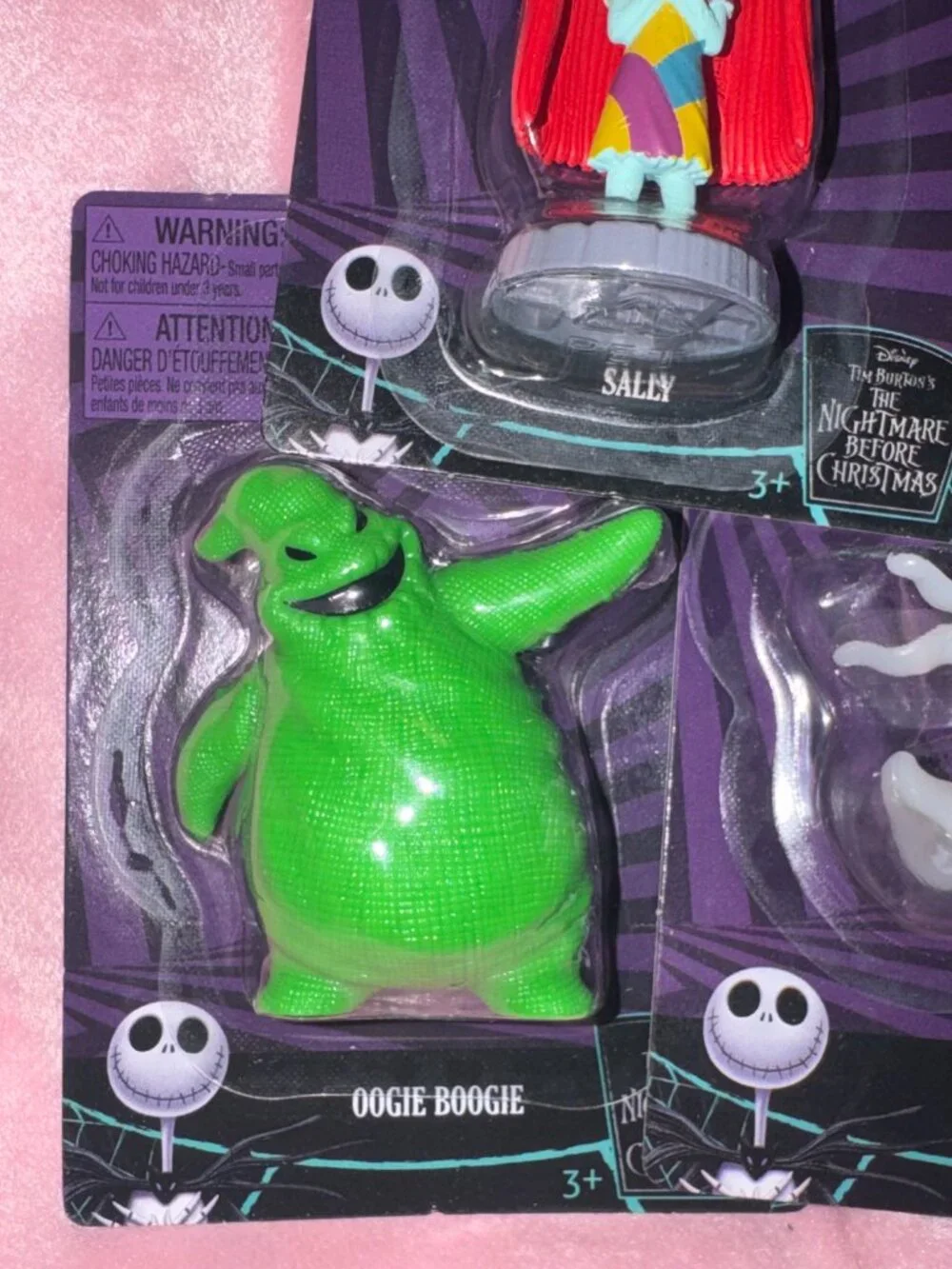 Set of (5) New Nightmare Before Christmas Mini Figures Cake Toppers Toys Sealed